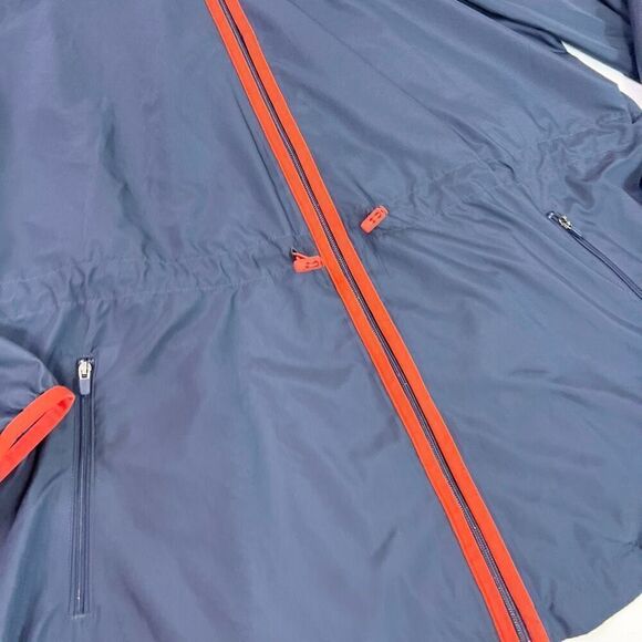 J. Jill Fit Jacket Womens Extra Large Blue & Red Water Repellent Full-Zip - Picture 2 of 9